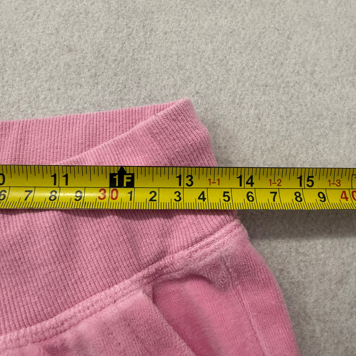 Juicy Couture Women's Light Pink Velour Track Pants Drawstring Dog Logo Size M