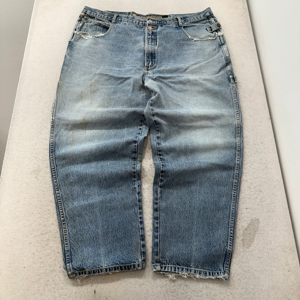 Paco Sports Vintage Carpenter Jeans Light Wash Size 46 photo 1