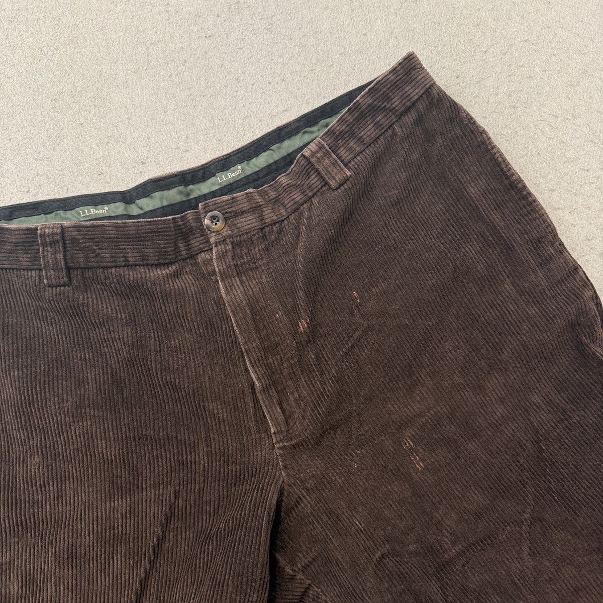 Brown Wide Wale Corduroy Pants Size 40x30 photo 8