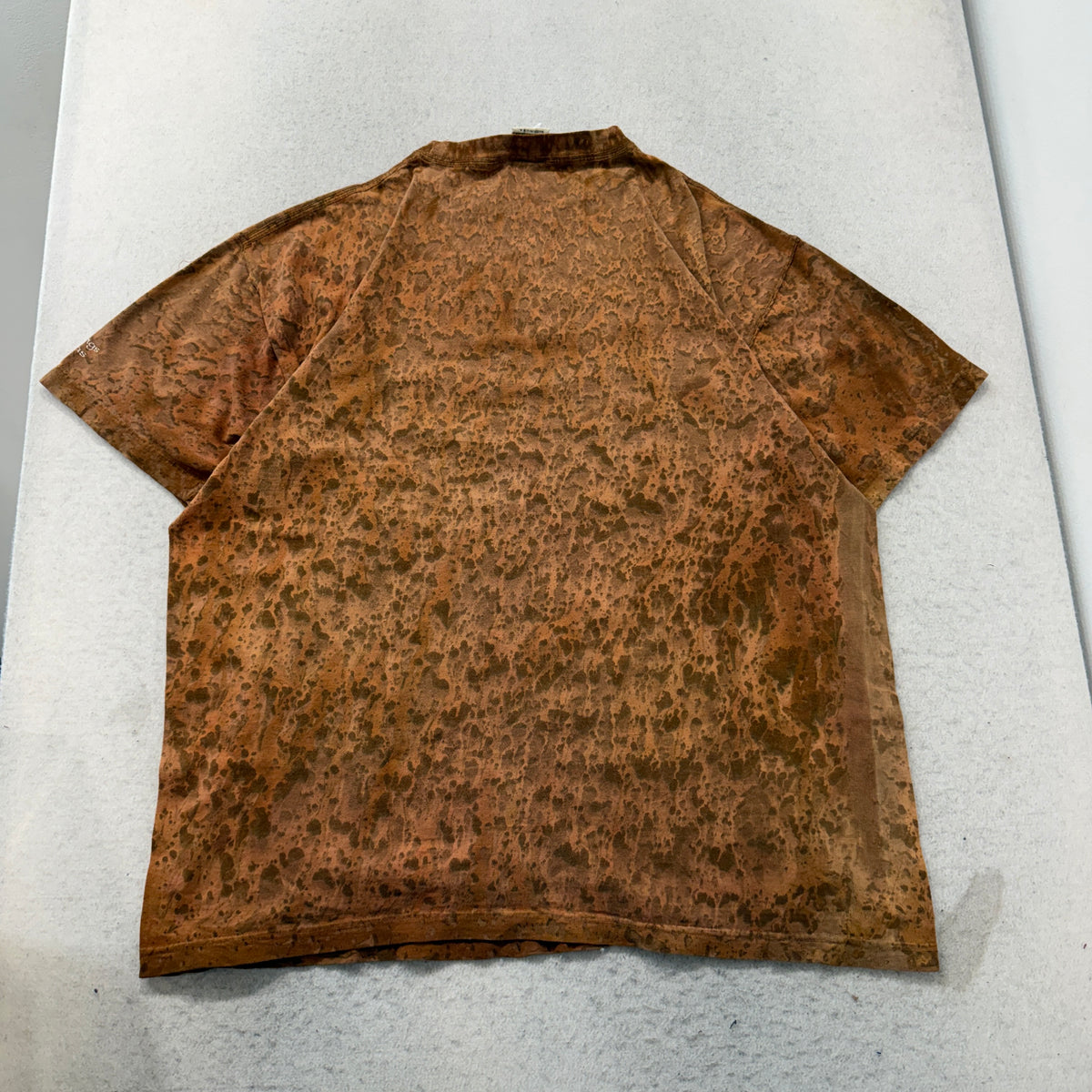 Ragtops brown western graphic tee back