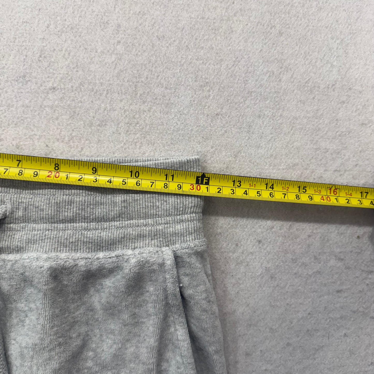 Juicy Couture Gray Velour Tracksuit Set Zip Up Hoodie & Flared Pants Y2K Size S