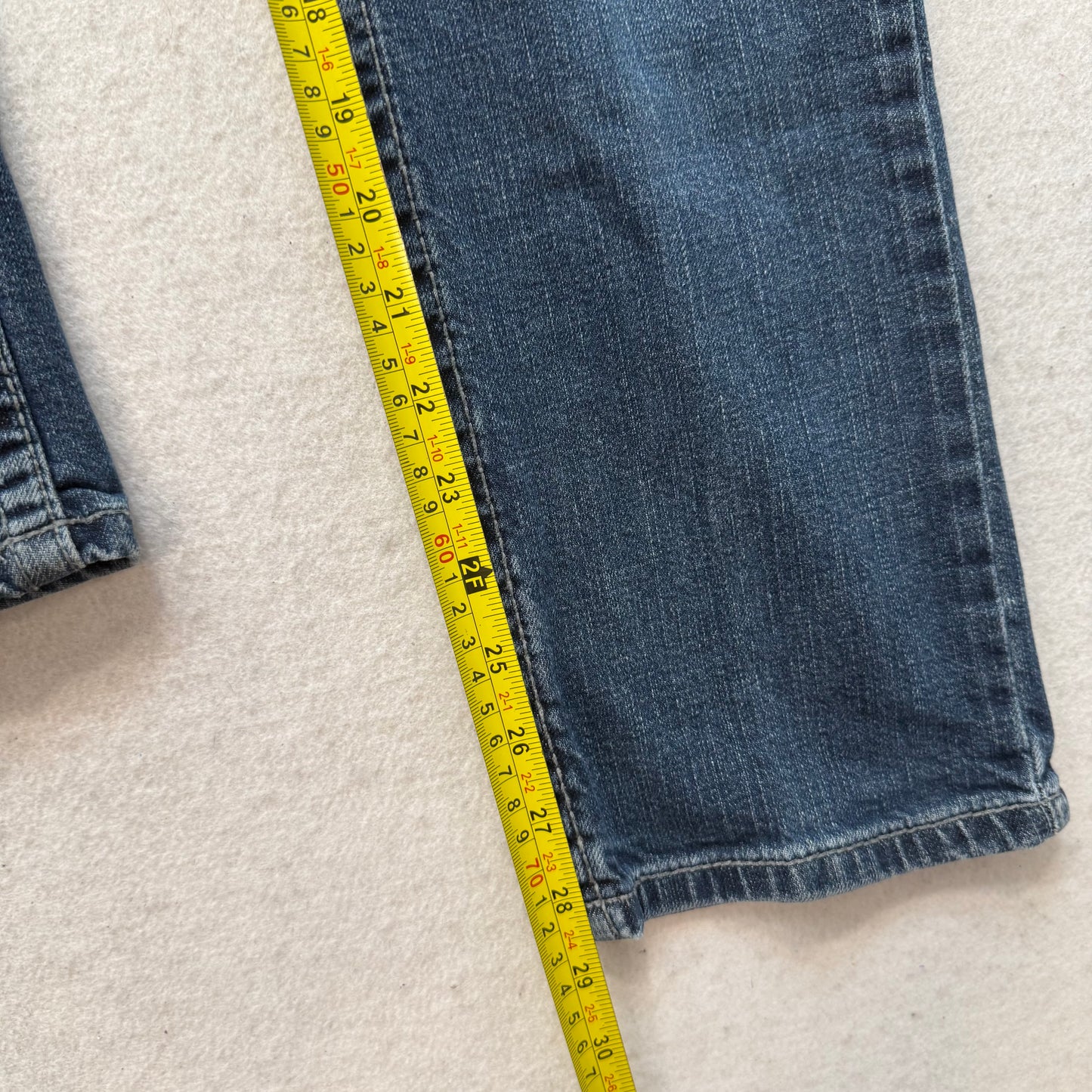 Aeropostale Bayla Womens Dark Wash Blue Denim Skinny Straight Leg Jeans Size 7/8