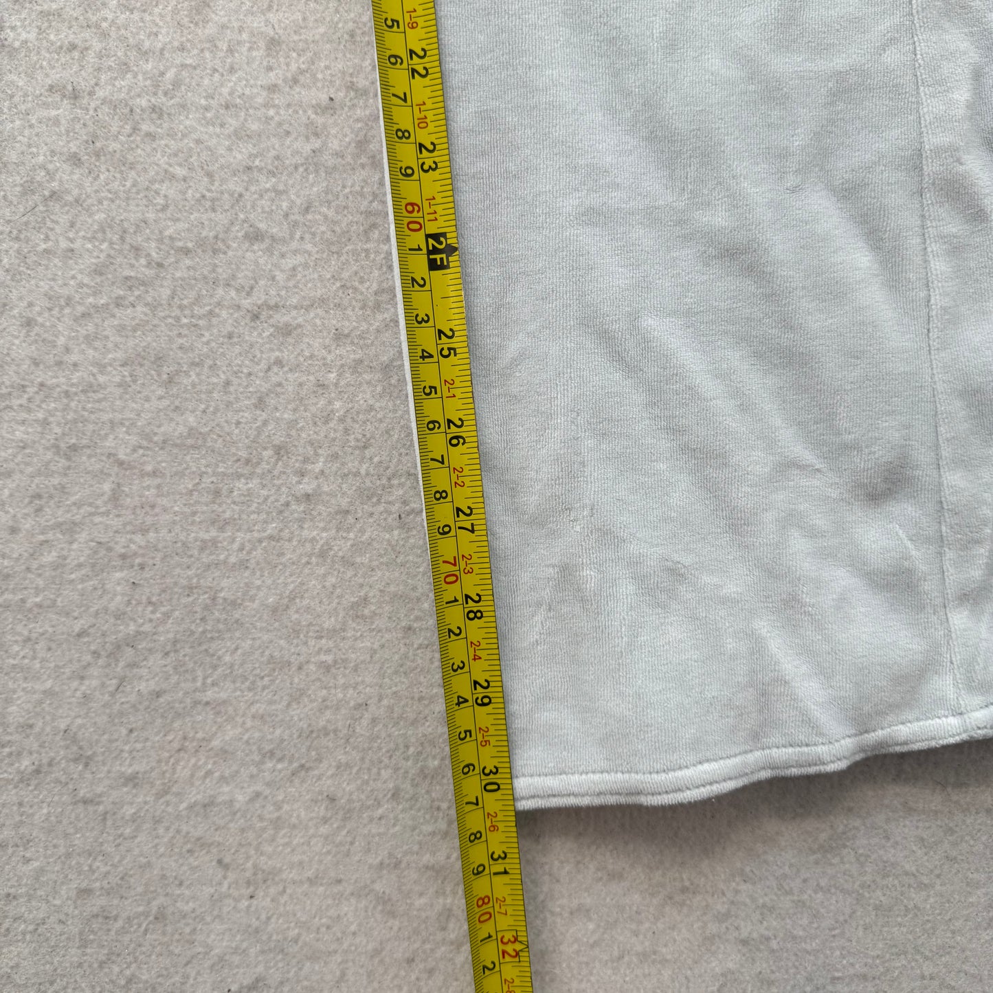 Hollister Women's Ice Blue Velour Flared Track Pant Loungewear Low Rise Size M