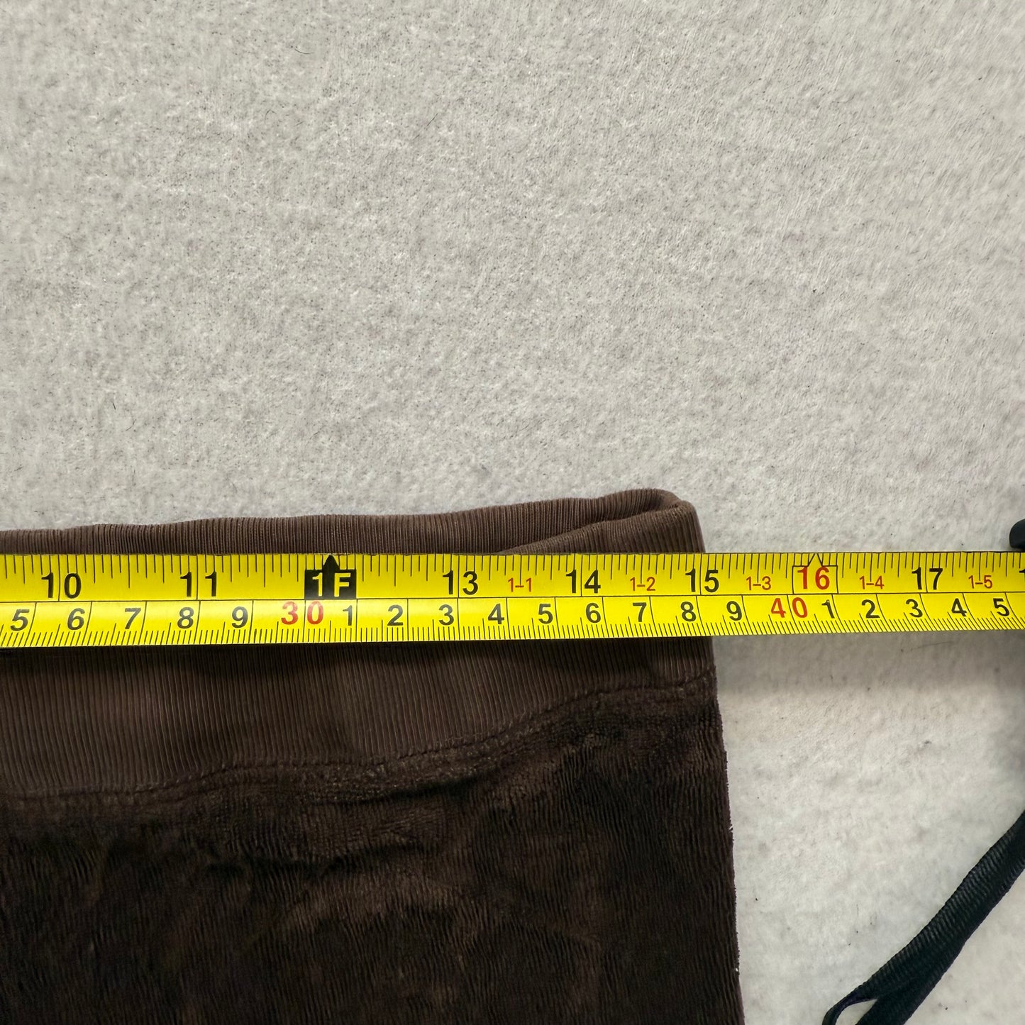 90s Juicy Couture Women's Brown Terrycloth Flared Track Pant Loungewear Size S