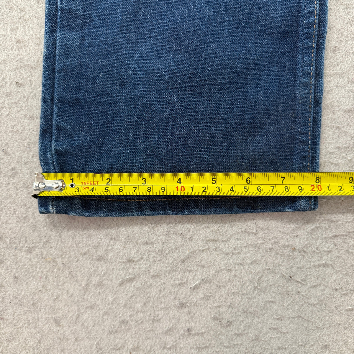 Vintage Wrangler 936DEN Slim Fit Cowboy Jeans Men's Dark Rinse USA Made Size 28x32 photo 6