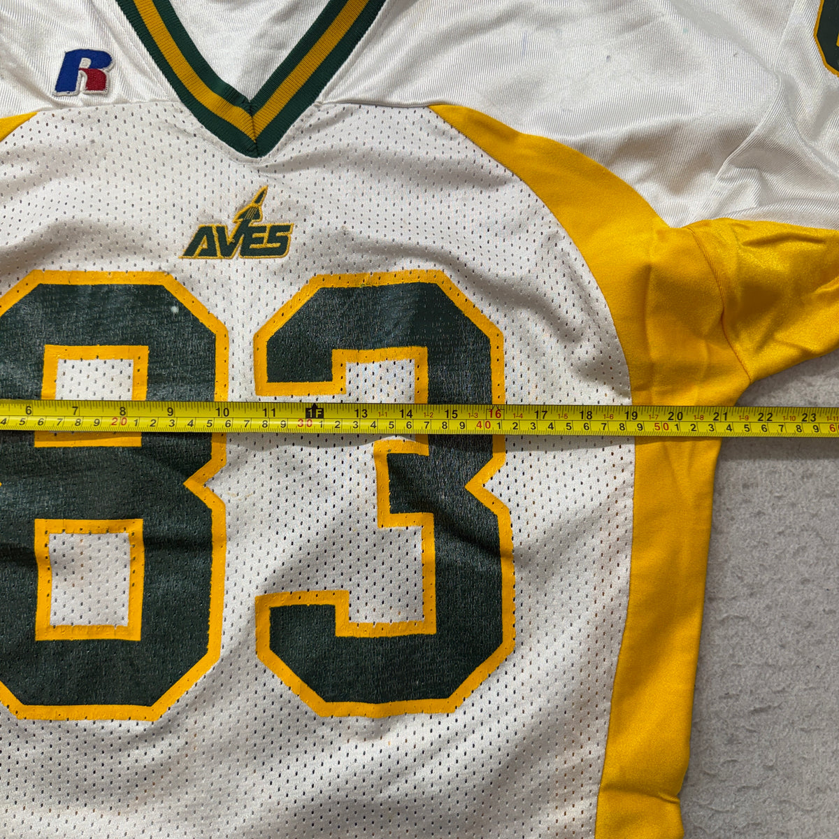 Russell Athletic jersey chest