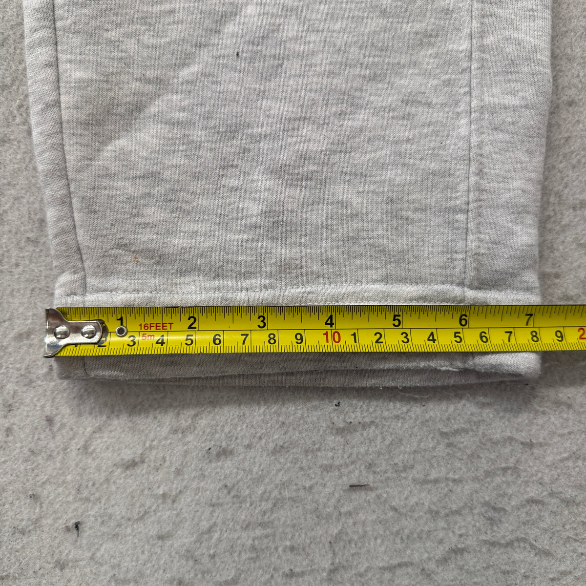 Zara Women's Grey Fleece Sweatpants Pockets Elastic Waistband Wide Leg Size S
