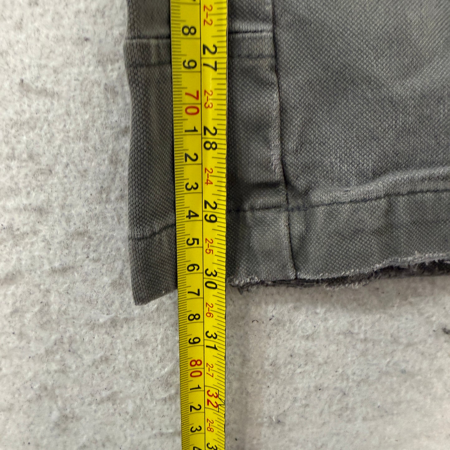 Wrangler All Terrain Gear Men's Grey Utility Pants Pockets Classic Size 34x32