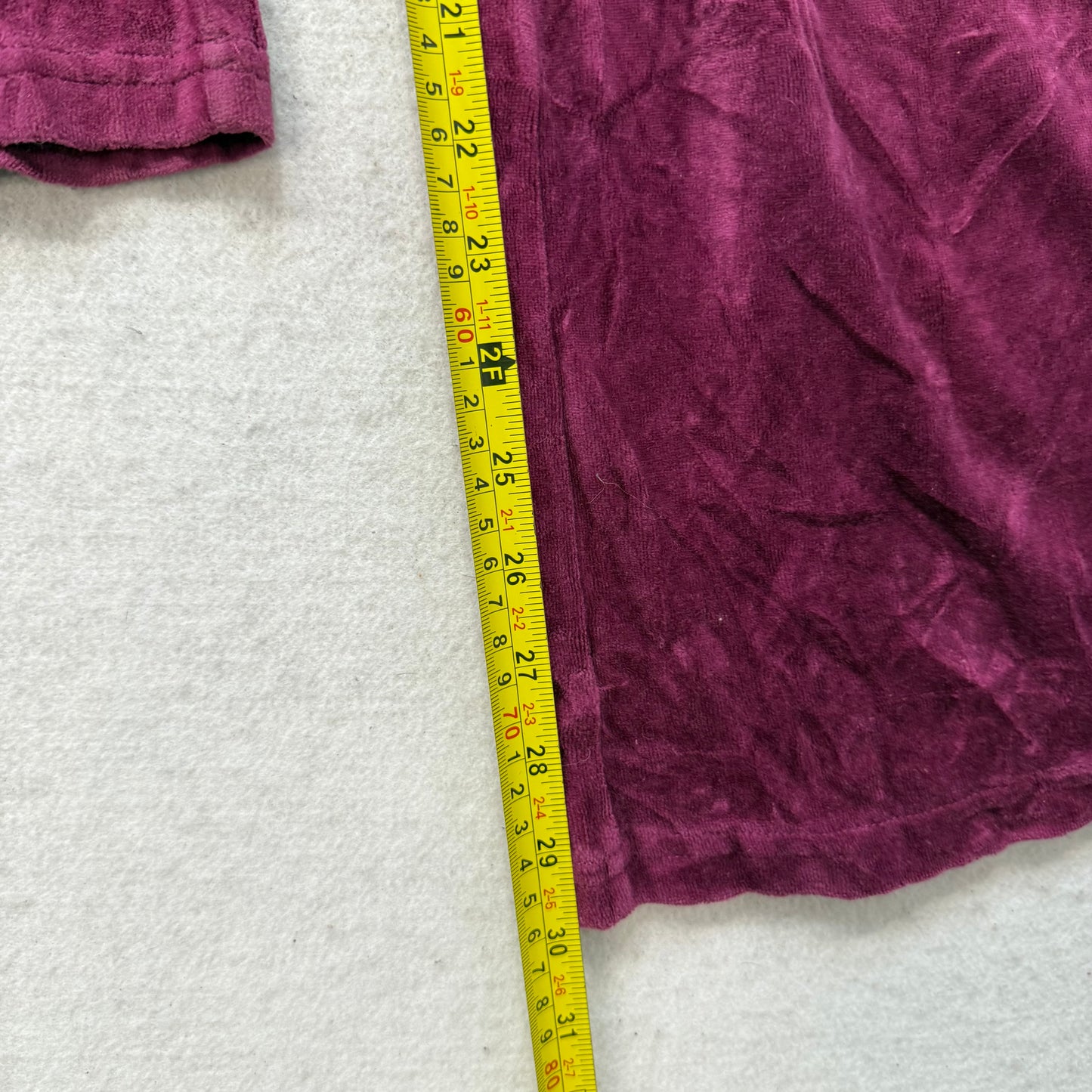 Vintage Juicy Couture Women's Berry Velour Flared Track Pant Loungewear Size S