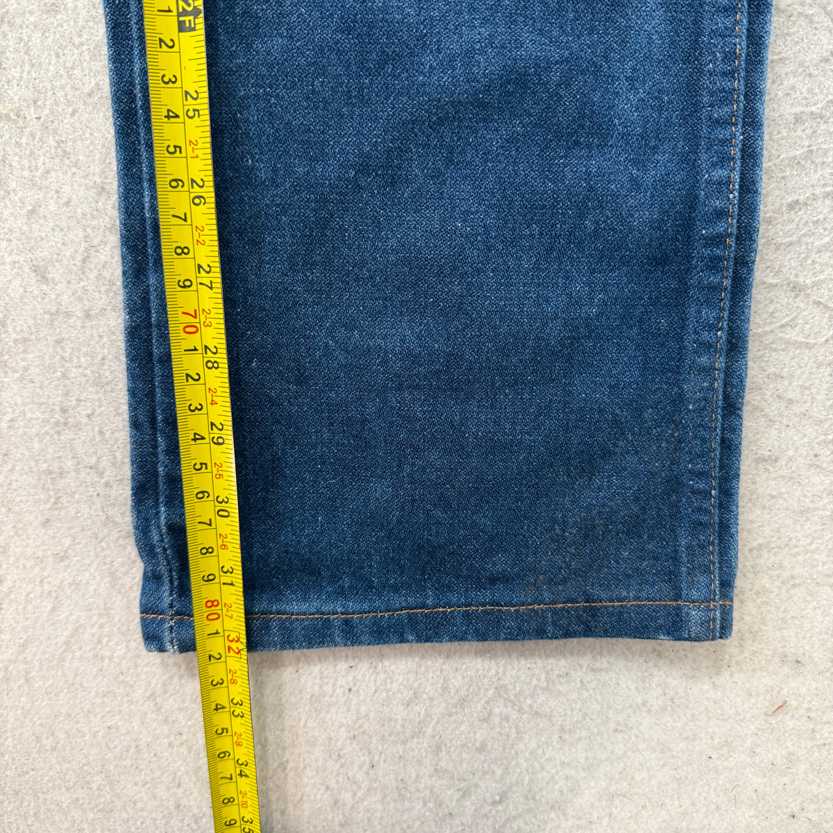 Vintage Wrangler 936DEN Slim Fit Cowboy Jeans Men's Dark Rinse USA Made Size 28x32 photo 5