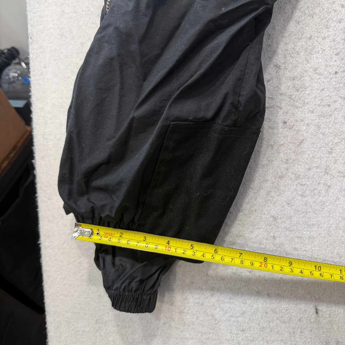 The North Face Vintage Black Nylon Side Zip Pants Size M photo 6