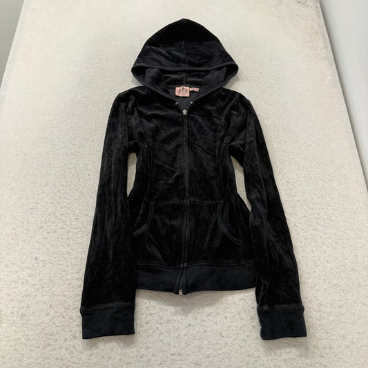 Vintage Juicy Couture Cupcake Couture Women's Black Velour Tracksuit Set Size S