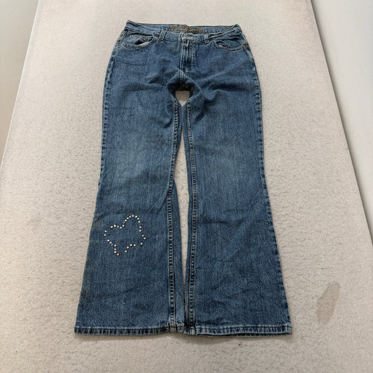 Arizona Jean Co. Flare Jeans Medium Wash Size 15 photo 1