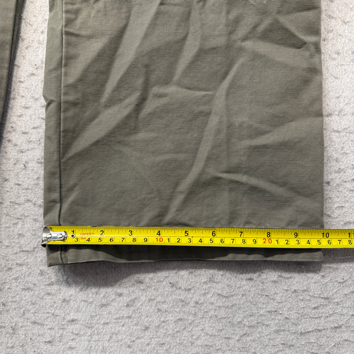 Columbia Outdoor Pants Men's Olive Khaki Cotton Canvas Relaxed Hiking Size 40x32 photo 6