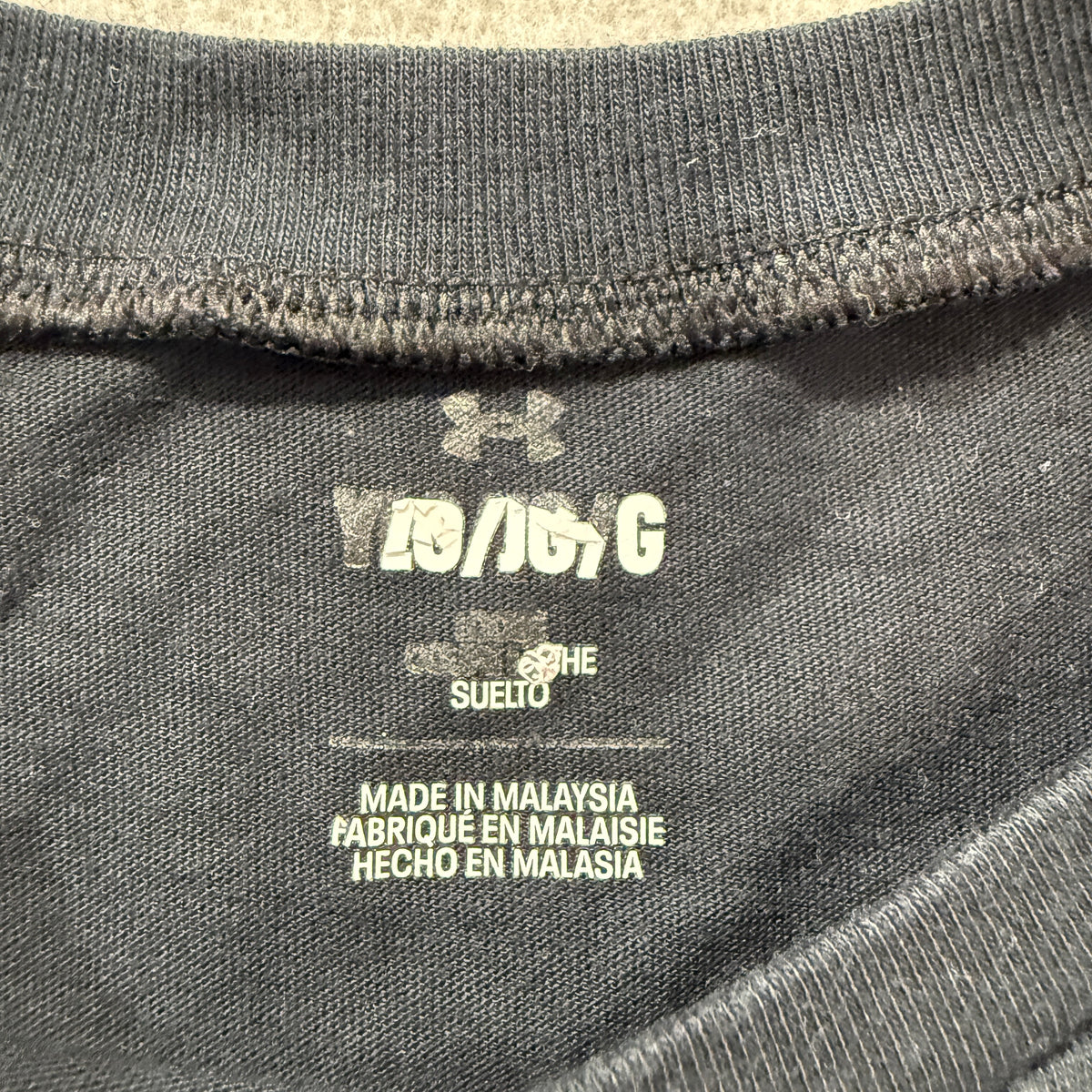 Under Armour Curry tee brand tag