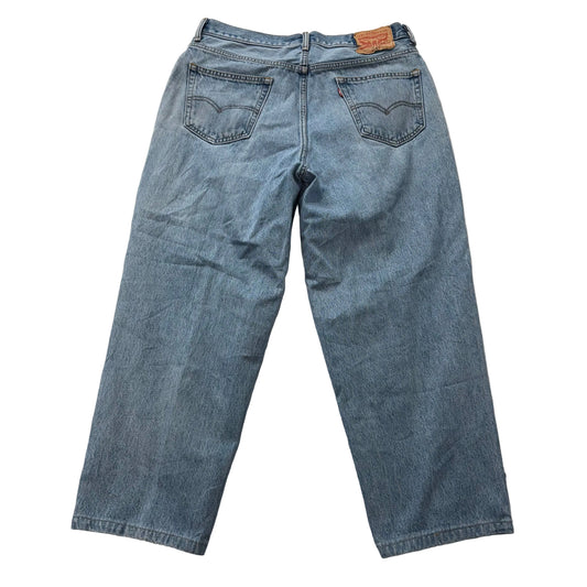 Levi's Strauss & Co. 560 Men's Medium Blue Denim Straight Wide Leg Jeans Size 36