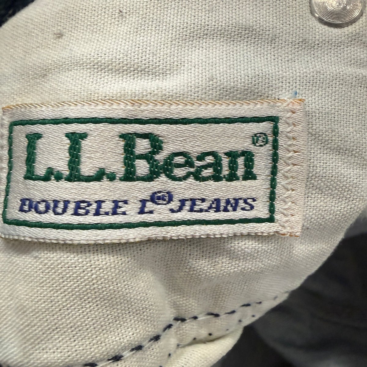 L.L.Bean Vintage Double L Dark Wash Jeans Size 36x30 photo 3
