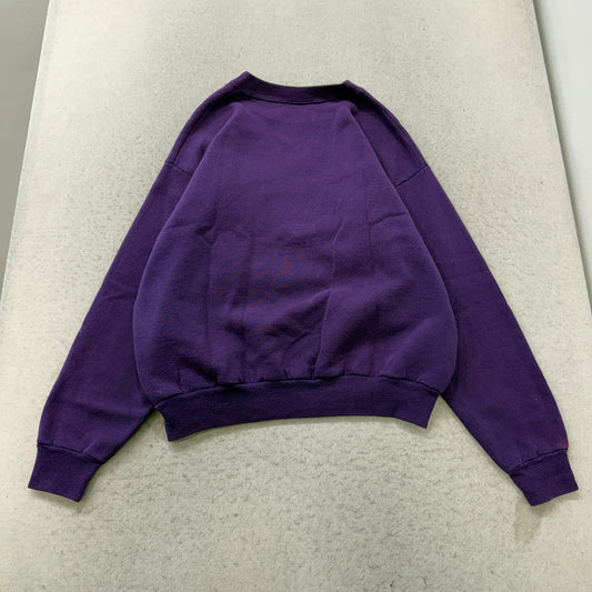 Lee Vintage Sunriver Purple Crewneck Sweatshirt USA Size L photo 2