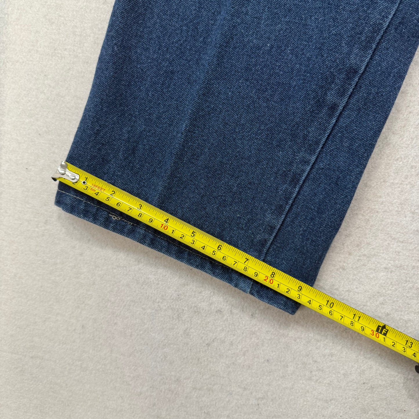Dickies Men Dark Blue Cotton Straight Leg Carpenter Pant Utility Pocket Size 16H