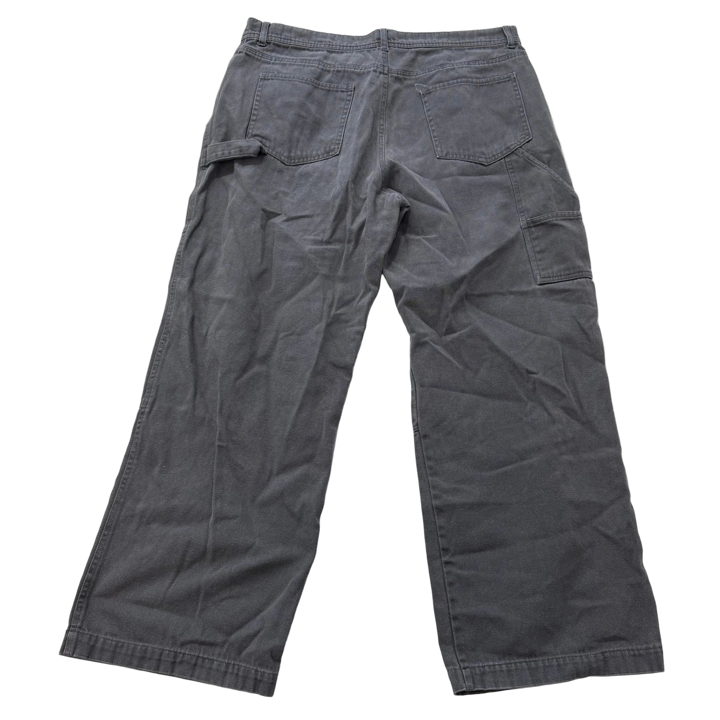 No Boundaries Men's Graphite Gray Baggy Carpenter Pants Hammer Loop Size 38