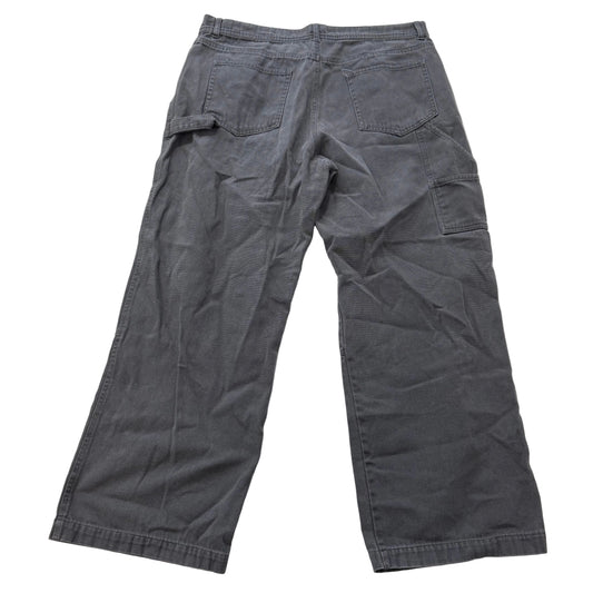 No Boundaries Men's Graphite Gray Baggy Carpenter Pants Hammer Loop Size 38