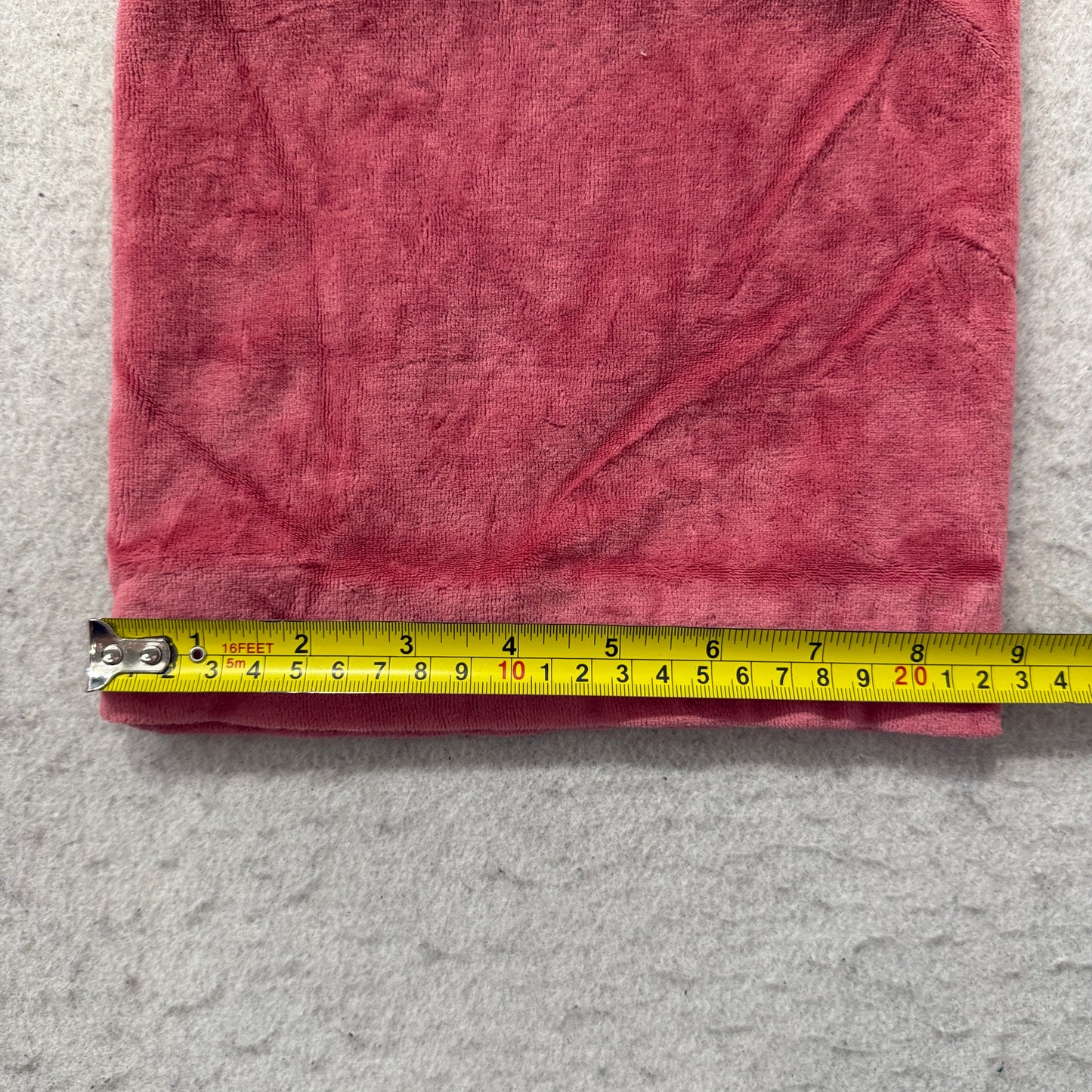 Vintage Juicy Couture Women's Pink Velour Flared Track Pants Drawstring Size L