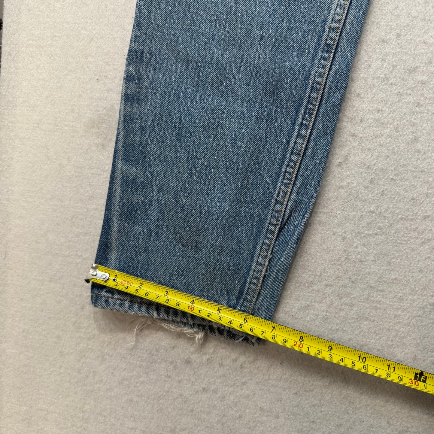 Levi's Student Men's Blue Denim Jeans Pockets Button Fly Made in USA Size 29X30