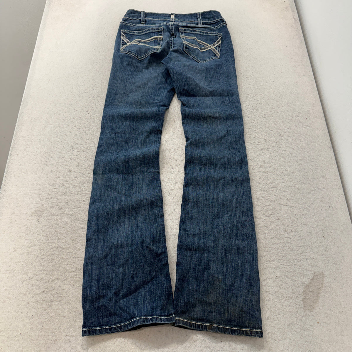 Ariat REAL Boot Cut Jeans Dark Wash Size 27 photo 2