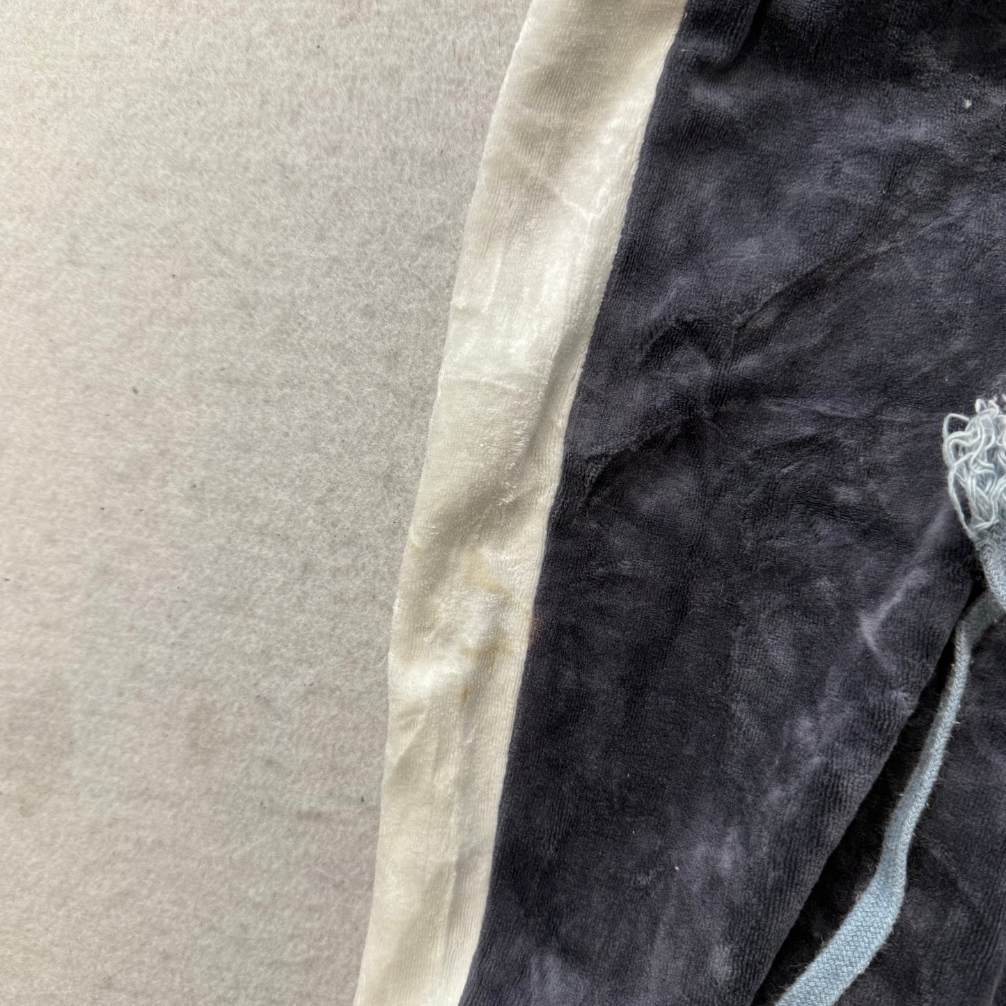 2003 Vintage Juicy Couture Ultra Women's Black Velour Flared Track Pants Size M