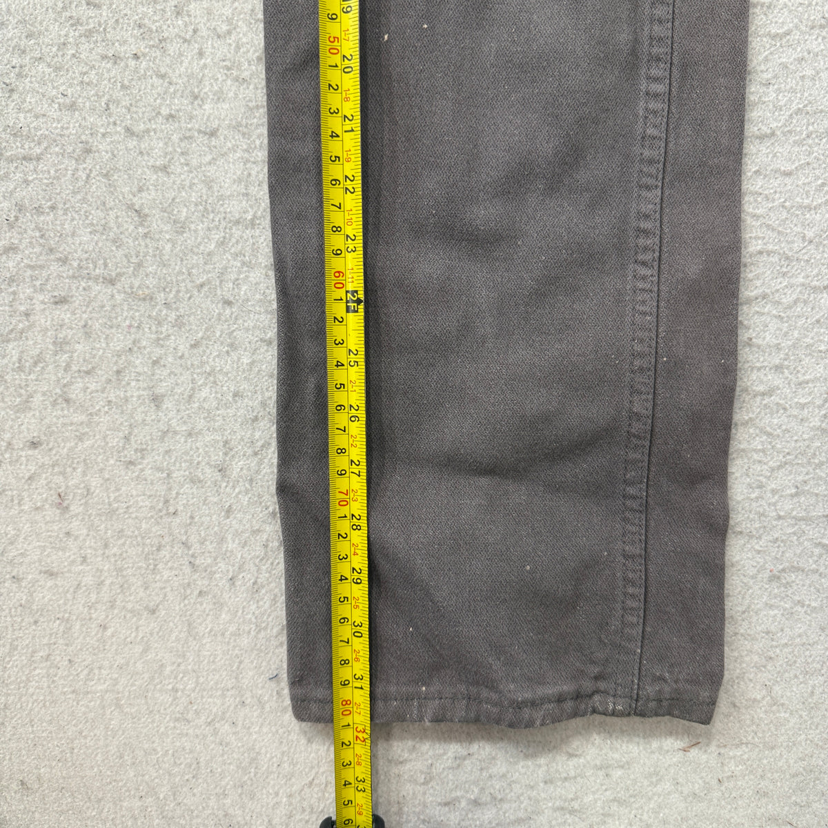 Wrangler Vintage Gray Denim Jeans USA Size 31x34 photo 5