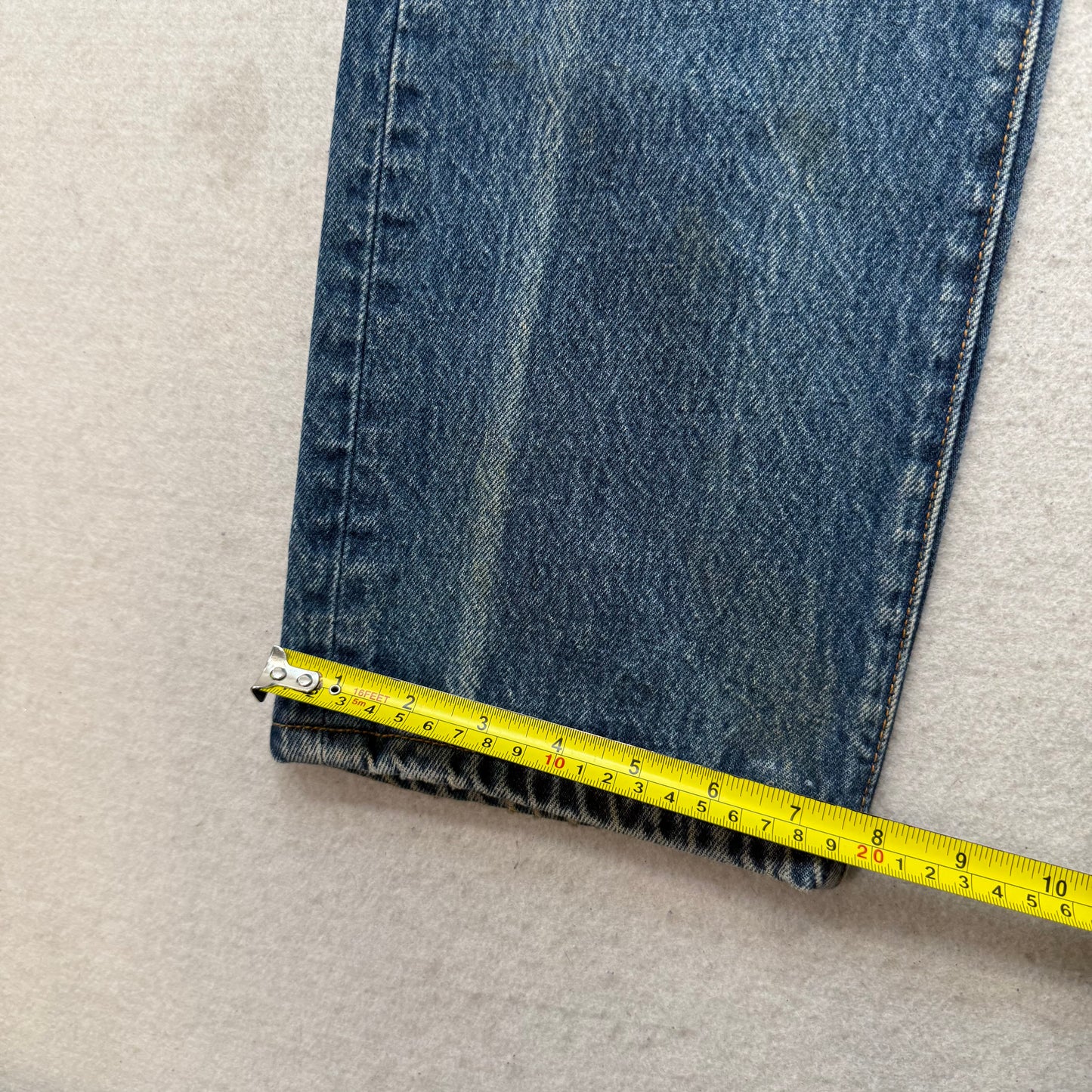 Levi's 501XX Men's Blue Denim Straight Leg Jeans Zip-Fly Regular Fit Size 30x34