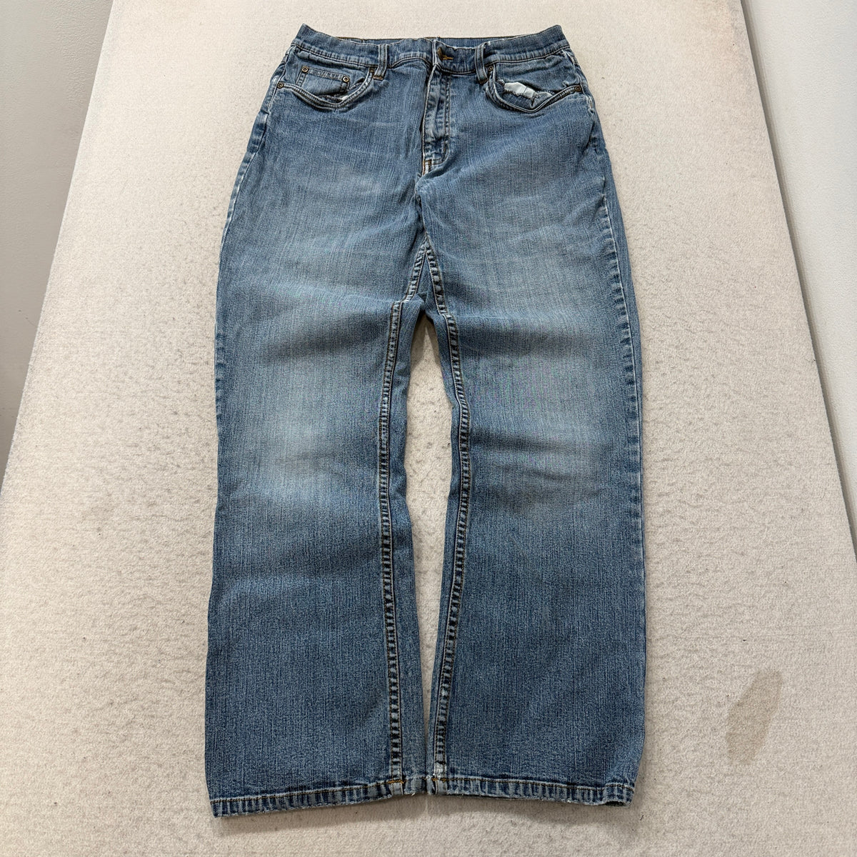 L.L.Bean Womens Medium Wash Boot Cut Jeans Size 14 photo 1