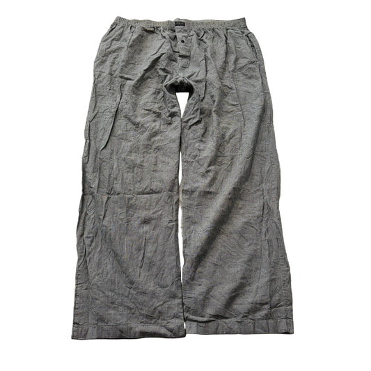 Vintage Polo by Ralph Lauren Men's Grey Pajamas Button Fly Closure Classic - L