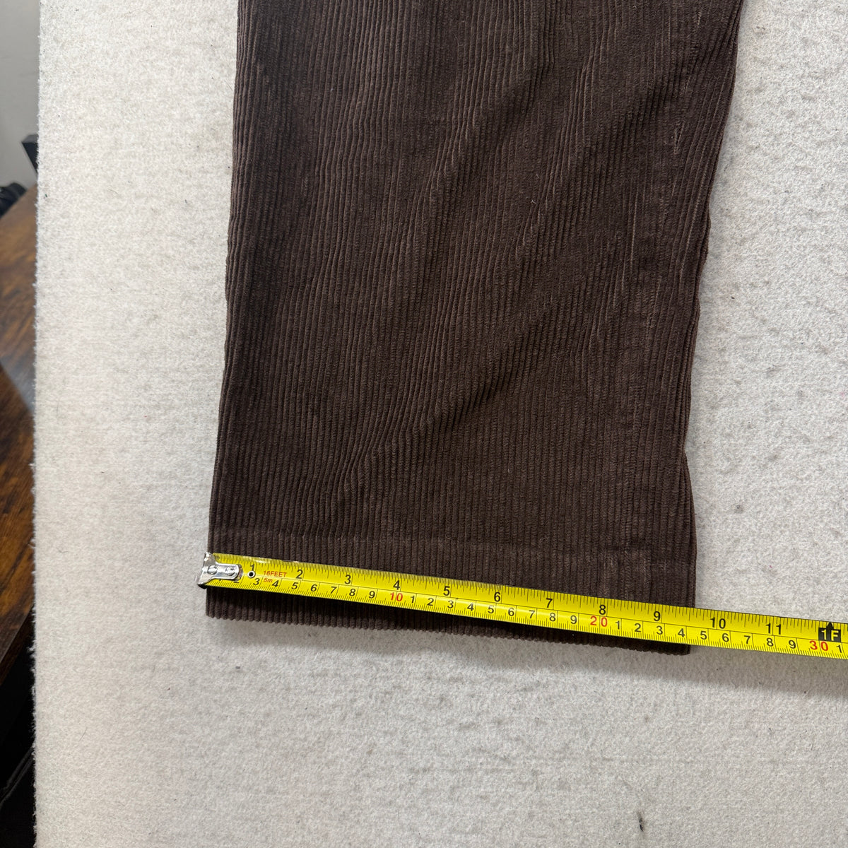 Brown Wide Wale Corduroy Pants Size 40x30 photo 6