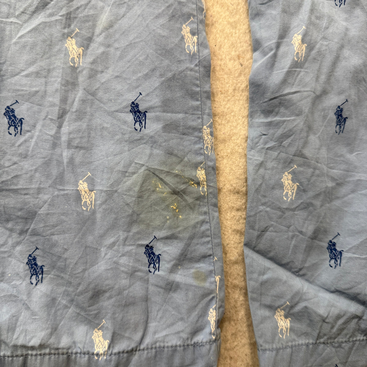 Polo Ralph Lauren Men's Light Blue Lounge Pajama Athleisure Casual Y2K Size XL