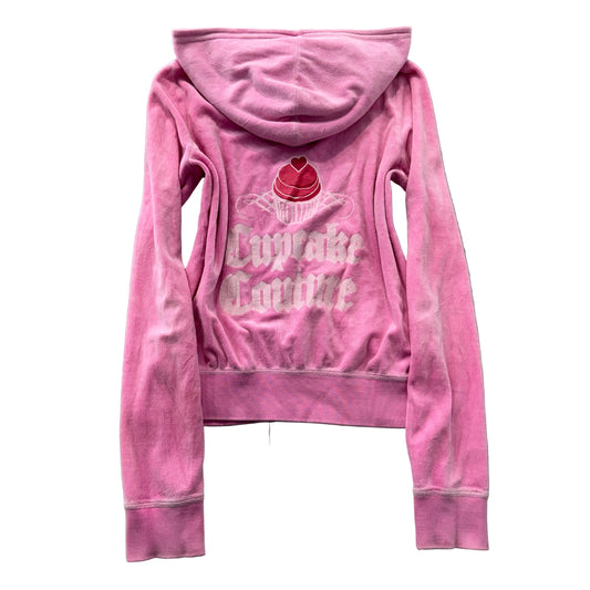 Juicy Couture Pink Velour Hoodie, size M – main photo