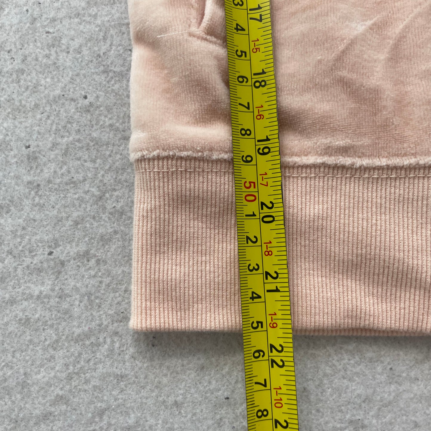 Bebe Women's Peach Velour Zip Up Track Jacket Mock Neck Side Stripes Logo Size S