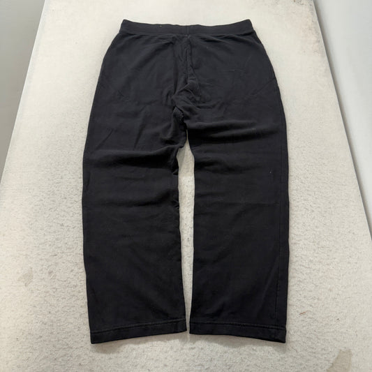 Made for Life Men's Black Sweatpants Drawstring Pockets Relaxed Fit Y2K Size L