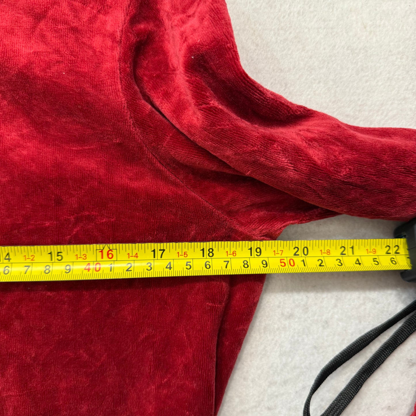Juicy Couture Ruby Red Velour Tracksuit Set Zip-Up Hoodie & Flared Pant Size S/M