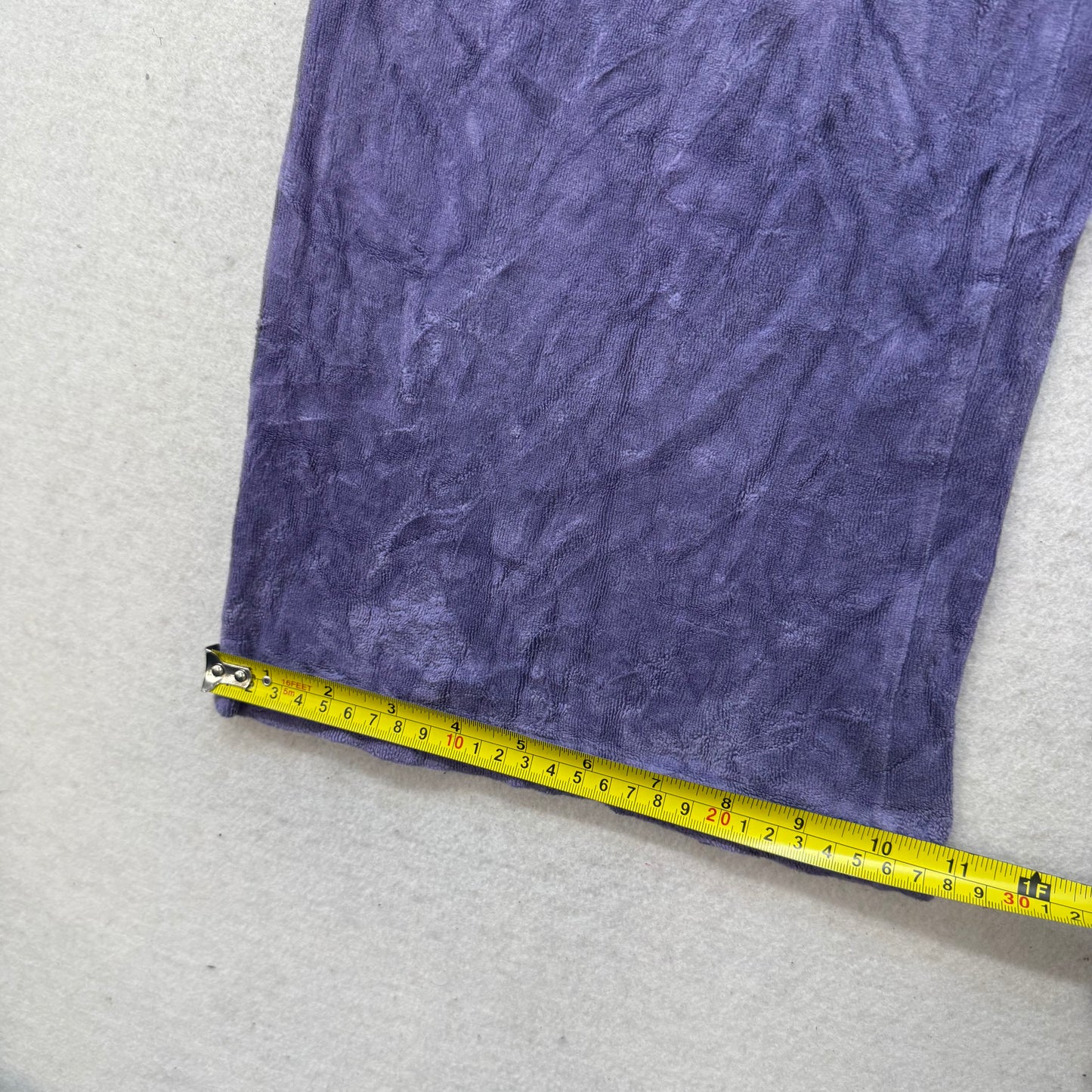 Juicy Couture Women Dusty Violet Velour Flared Track Pant Loungewear Y2K Size XL