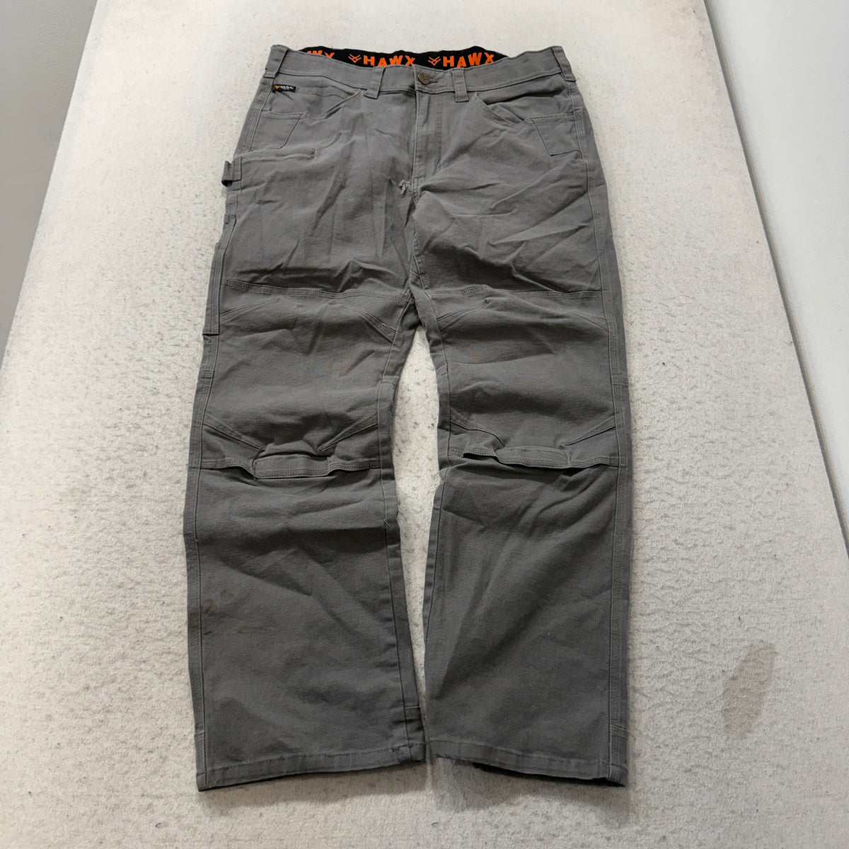Hawx Work Pants Gray Size 36x30 photo 1