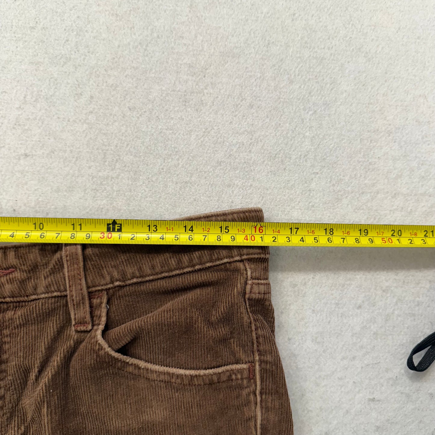 Levi's Strauss & Co 518 Superlow Women's Chestnut Corduroy Bootcut Pants Size 9M