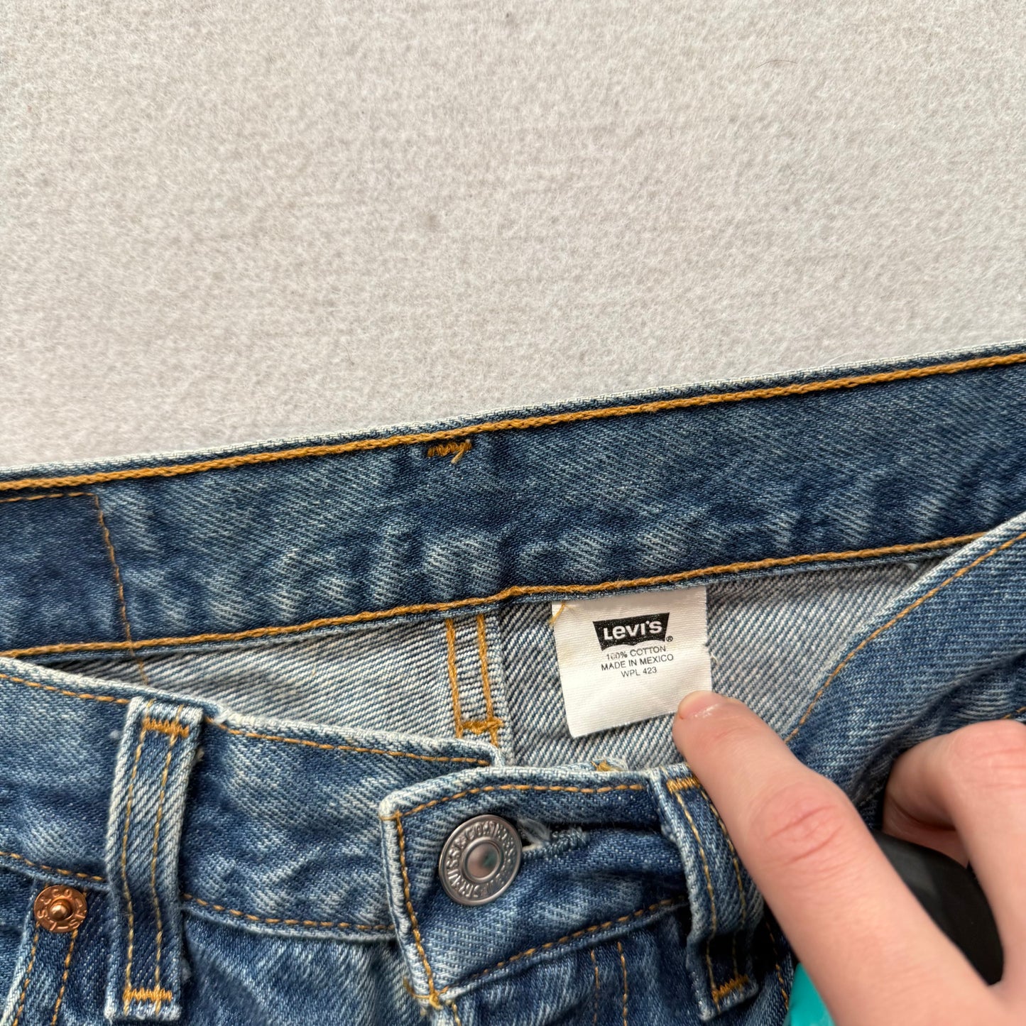 Levi's 501XX Men's Blue Denim Straight Leg Jeans Zip-Fly Regular Fit Size 30x34