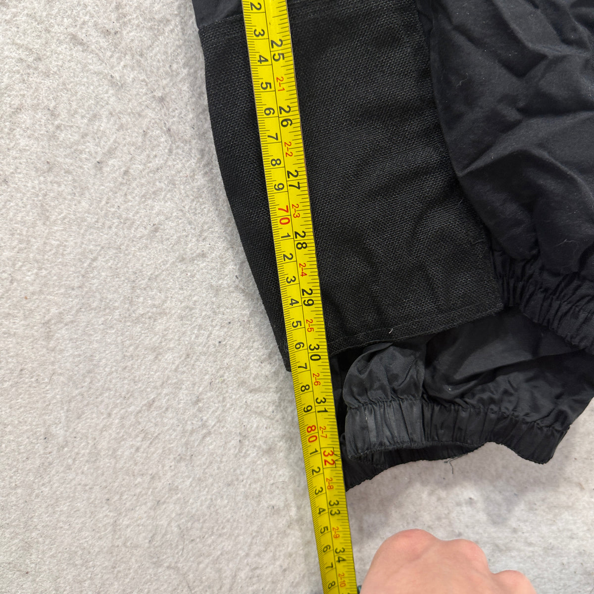 The North Face Vintage Black Nylon Side Zip Pants Size M photo 5