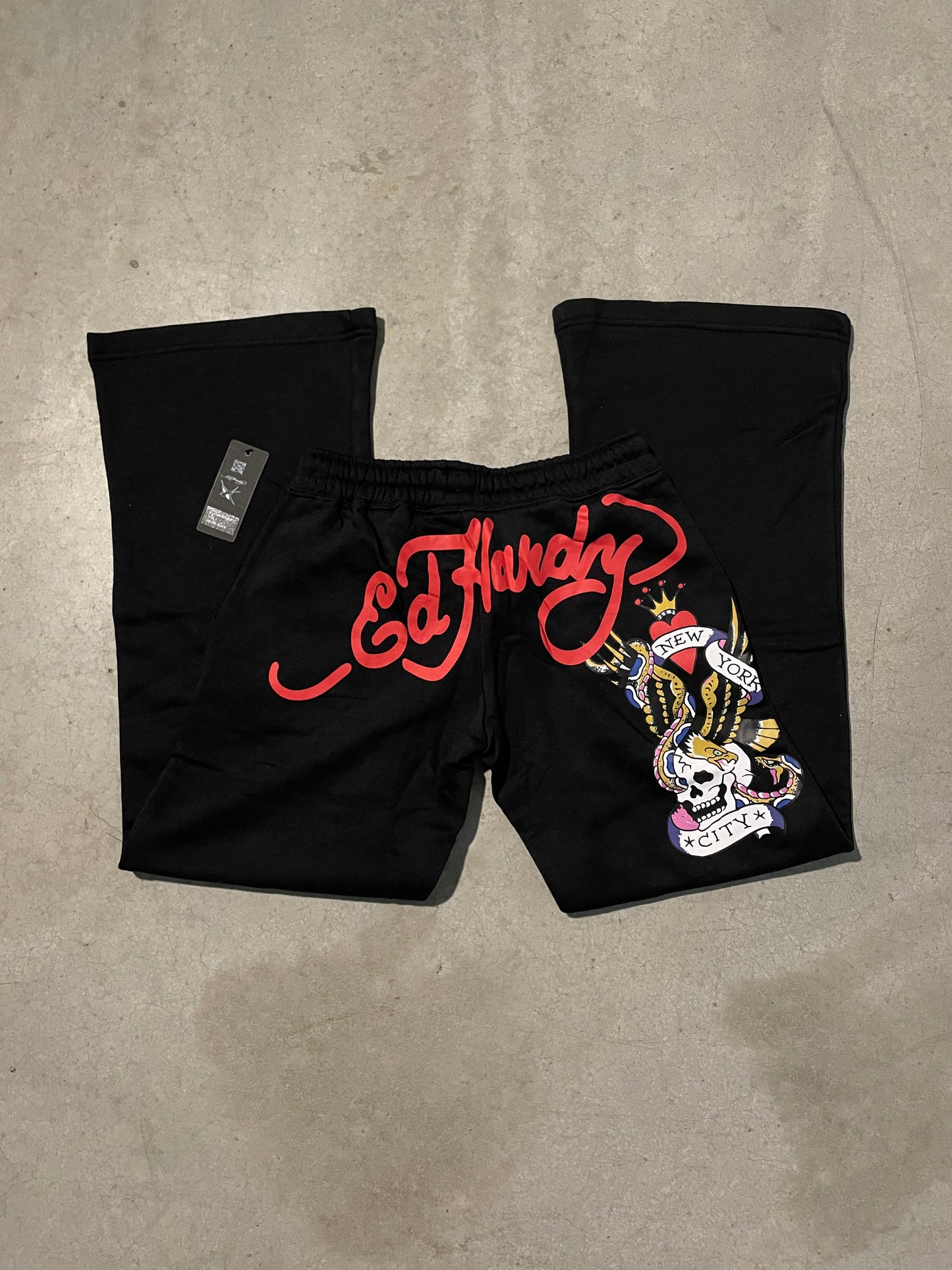 Ed Hardy “NYC Skull” Flare Pants