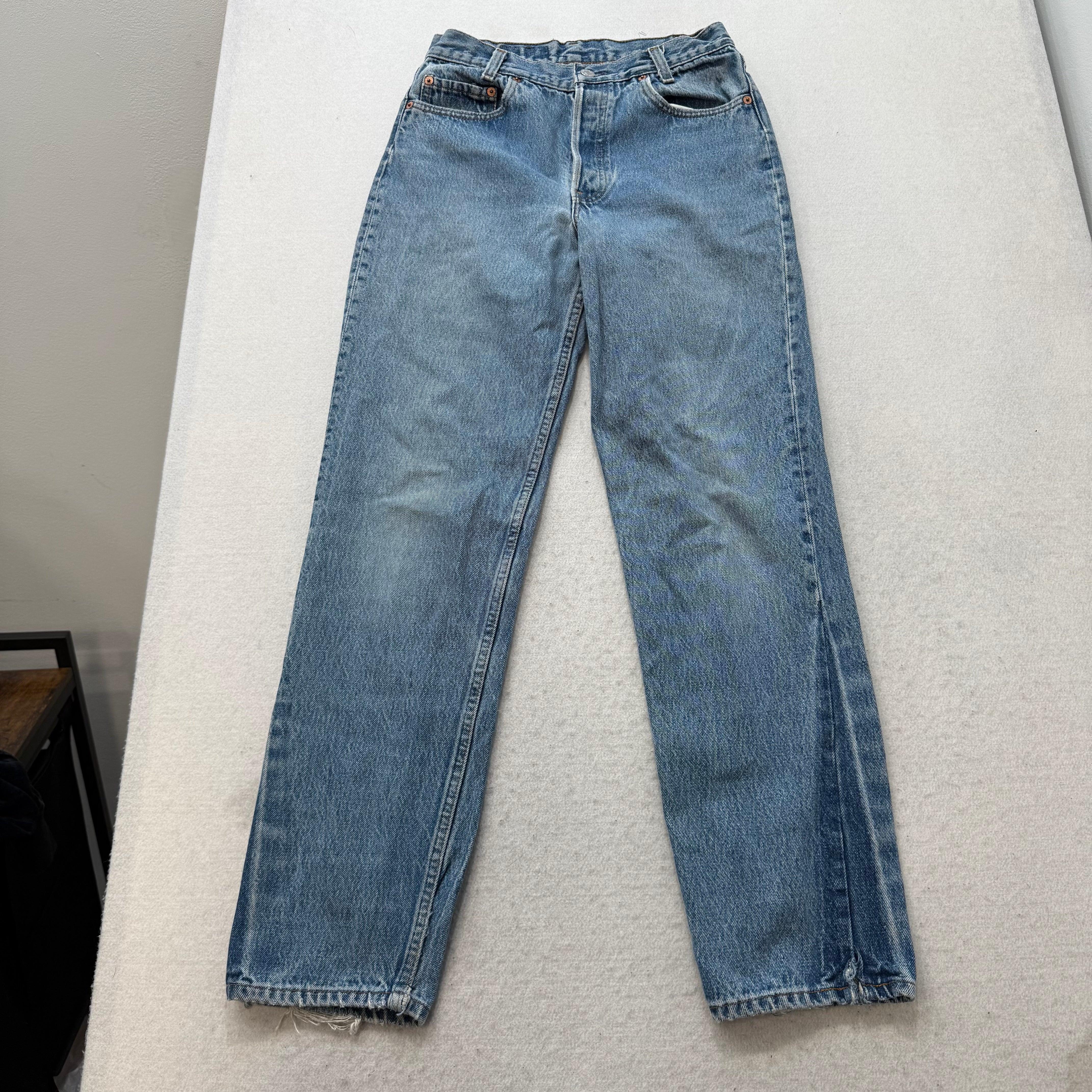 Levi's Student Men's Blue Denim Jeans Pockets Button Fly Made in USA Size 29X30