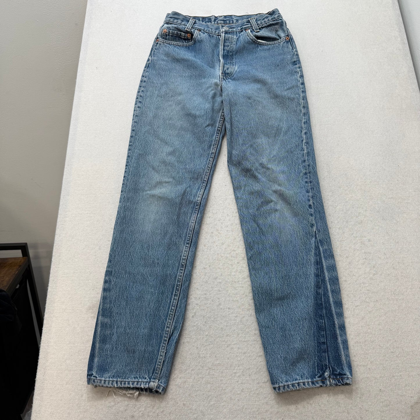 Levi's Student Men's Blue Denim Jeans Pockets Button Fly Made in USA Size 29X30