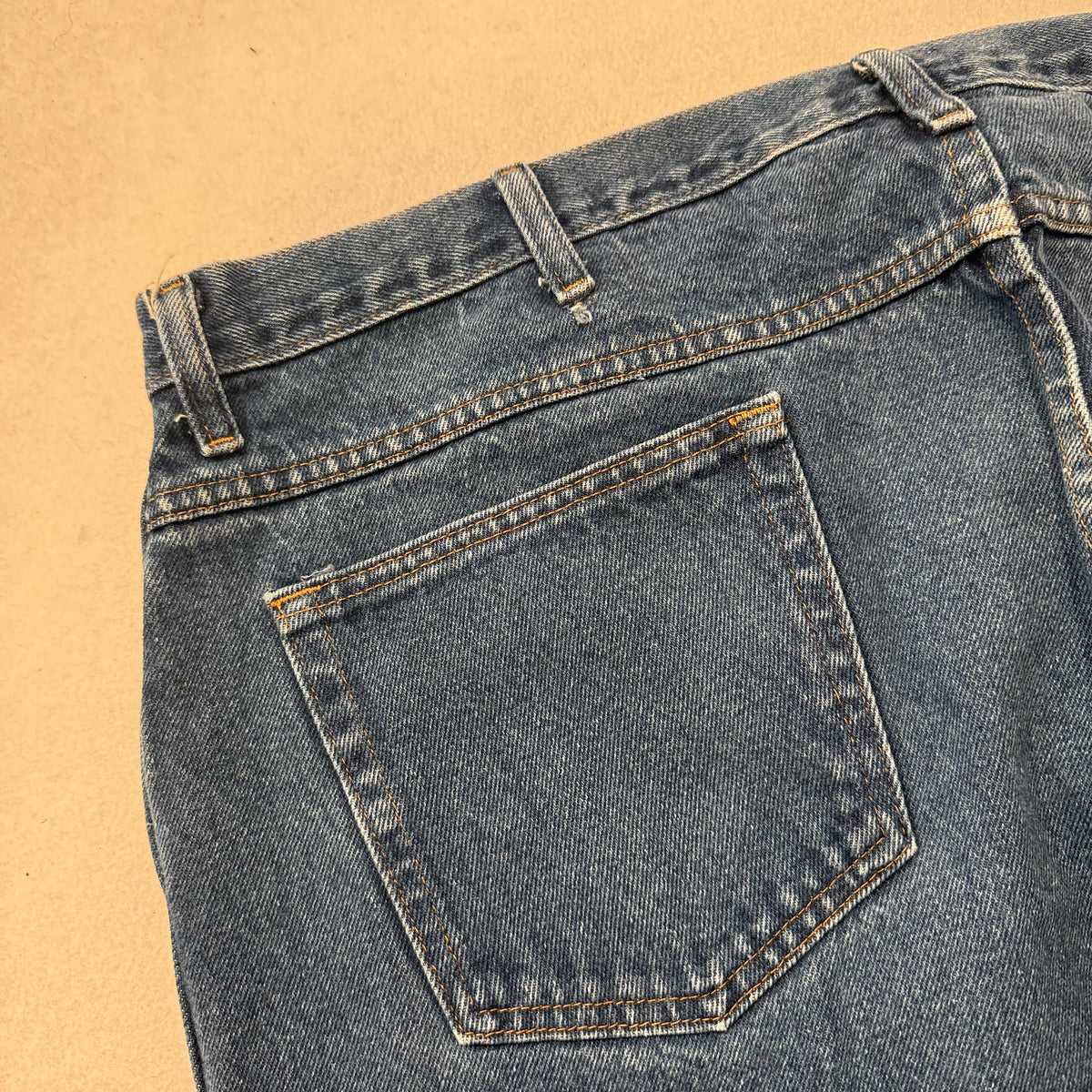 Medium Wash Relaxed Fit Jeans Size 44x30 photo 8