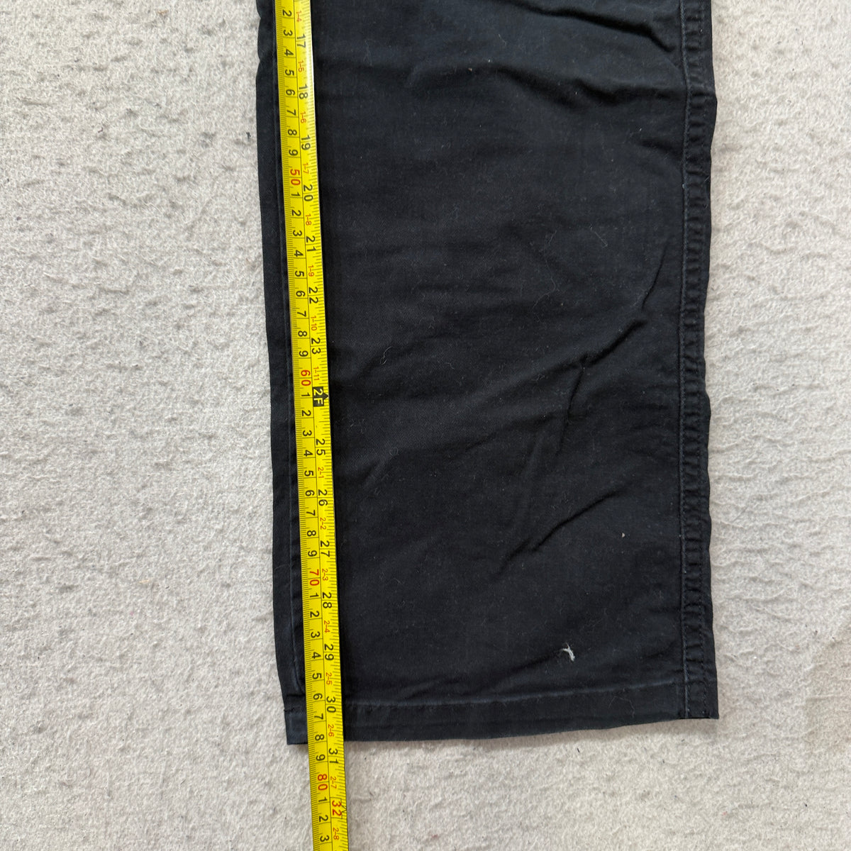 Wrangler Relaxed Fit Cargo Pants Men's Black Cotton Stretch Utility Size 32x32 photo 6