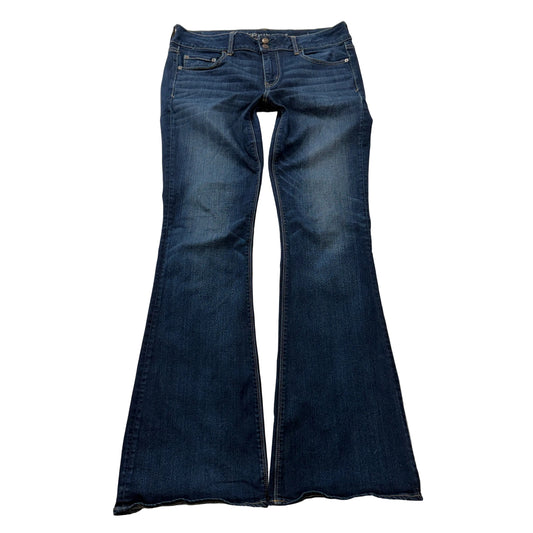 American Eagle Outfitters Women's Blue Denim Jeans Bootcut Fit Pockets Size 14